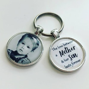 Mother Son Keychain Etsy UK
