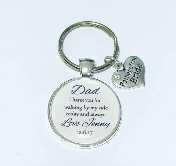 father of the bride keyring