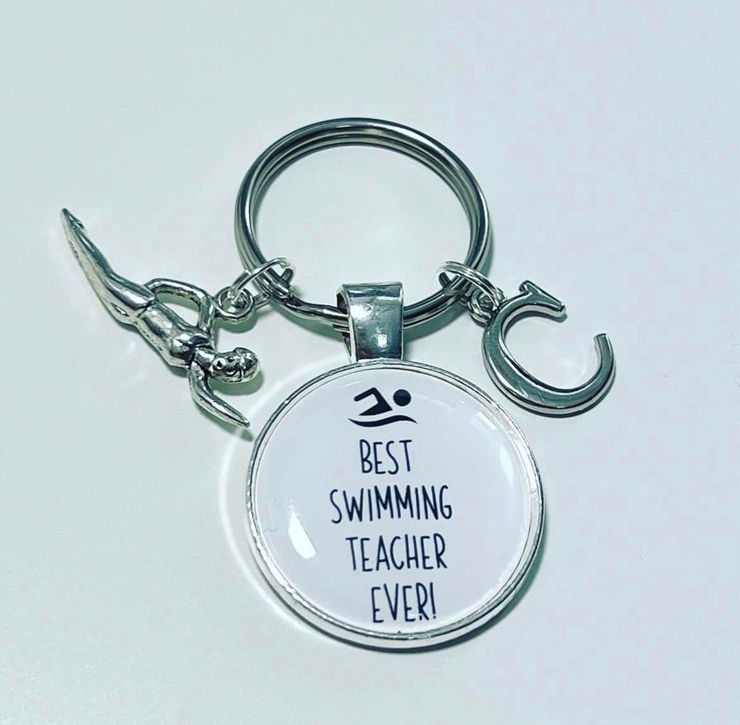 Swimming Teacher Keyring Best Swimming Teacher Ever Thank You Etsy UK