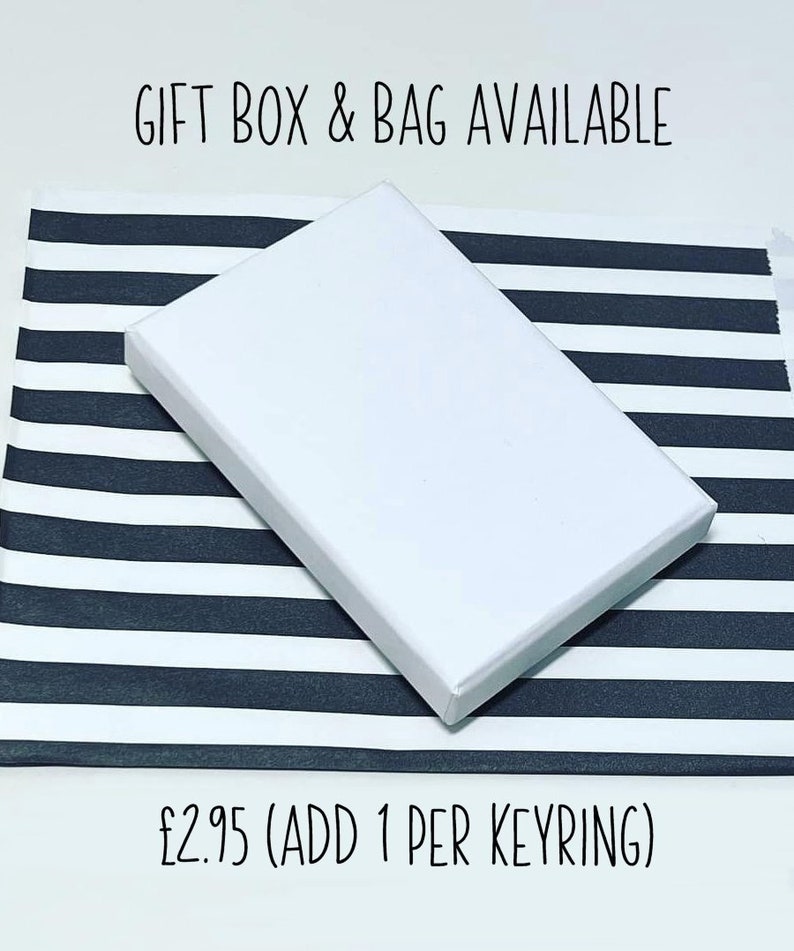 Gift box & packaging option ADD ON ITEM cannot be purchased without ordering a keyring image 5