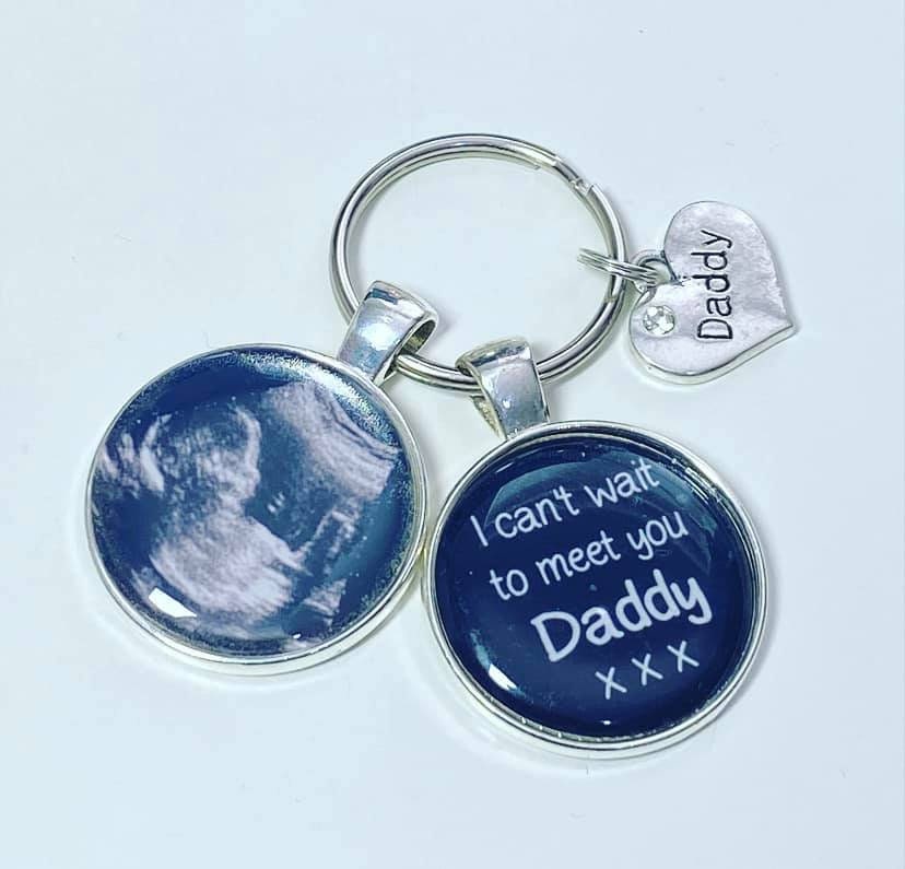 Daddy Baby Scan Gift Can't Wait to Meet You Daddy Baby Etsy UK