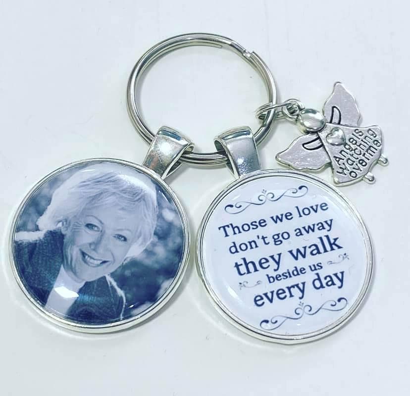 Personalized Memorial Aluminum Keychain - Upload Photo