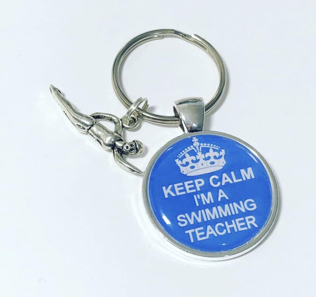 Swimming Teacher Keyring Etsy UK