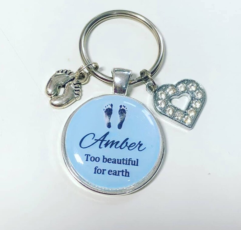personalised baby keyrings