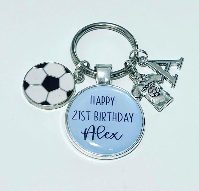 happy 21st birthday photo keyring