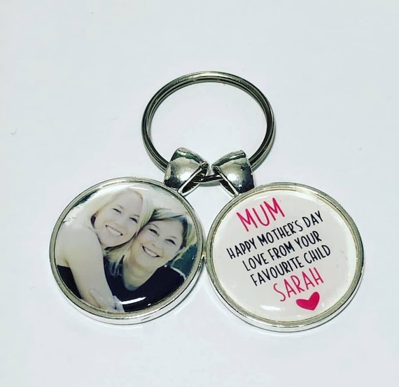 New Mummy Baby Scan Metal Keyring Gift Image Daddy Best Mum Mom Mothers Day