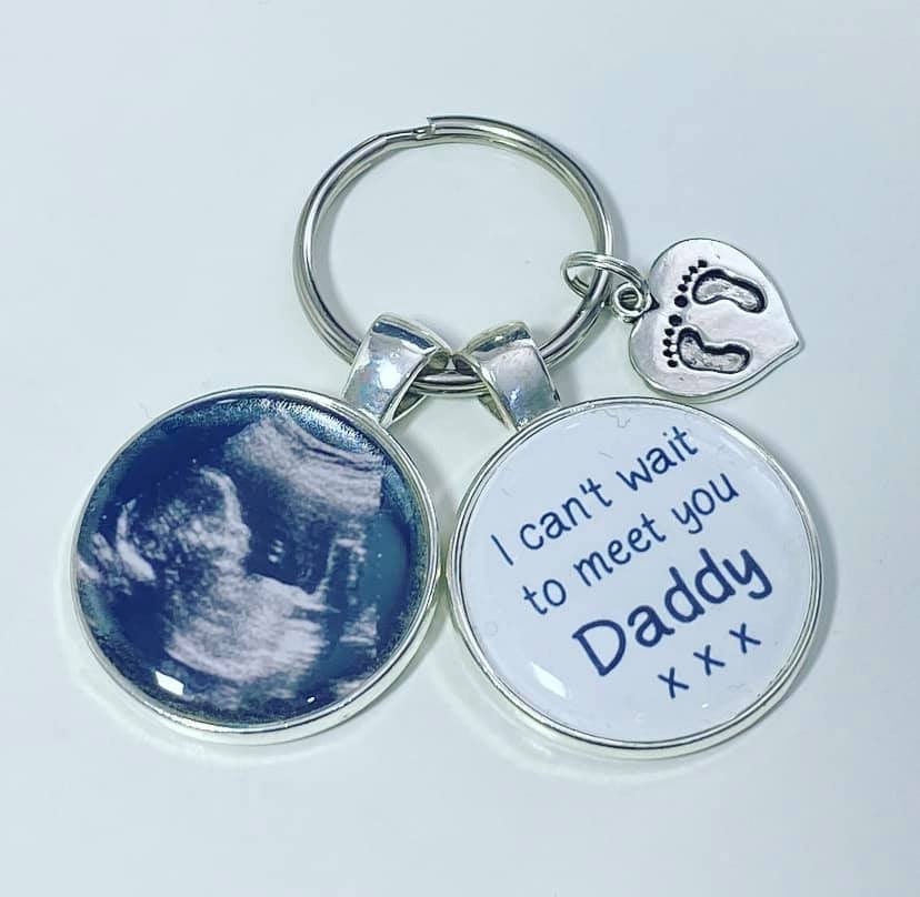 Daddy Baby Scan Gift Can't Wait to Meet You Daddy Baby Etsy UK