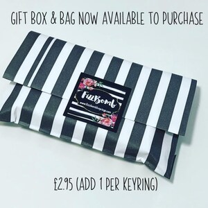 Gift box & packaging option ADD ON ITEM cannot be purchased without ordering a keyring image 4