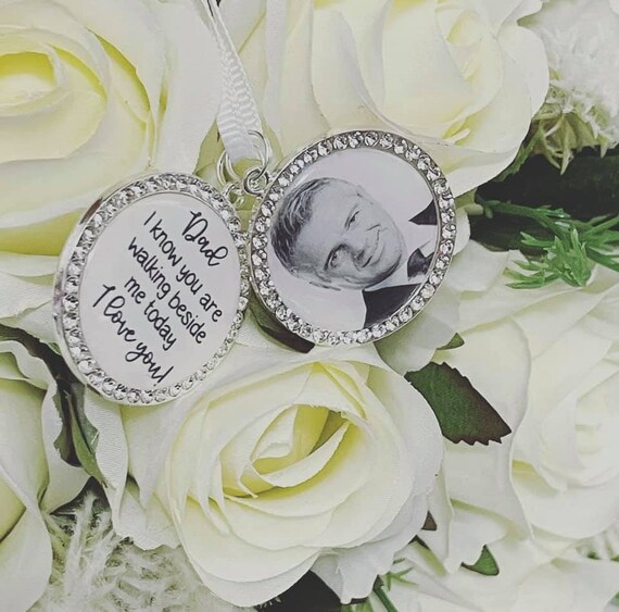 Memorial Charm for Bridal Bouquet, Wedding Bouquet Charm 