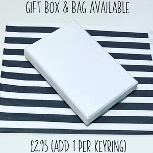 Gift box & packaging option ADD ON ITEM cannot be purchased without ordering a keyring image 2