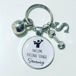 Personal Trainer Keyring Awesome Personal Trainer PT Gift PT
