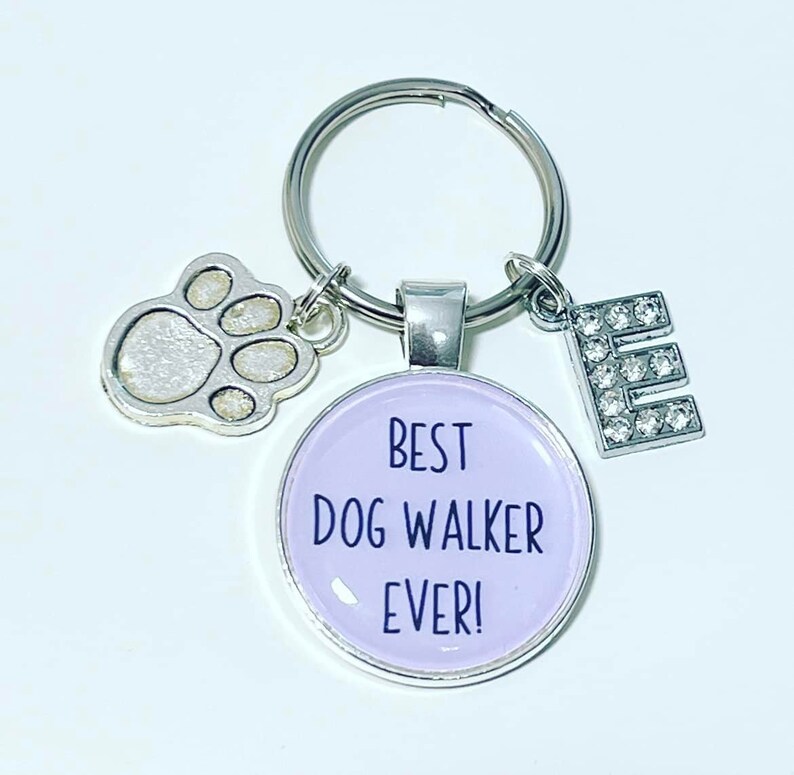 Best Dog Walker Ever Keyring Dog Walker Gift Etsy UK