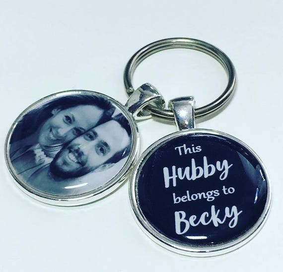 personalised keyring for husband