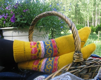 knit socks wool socks knitted socks Scandinavian pattern Norwegian socks Christmas socks gift to man. gift to woman men socks Women socks.