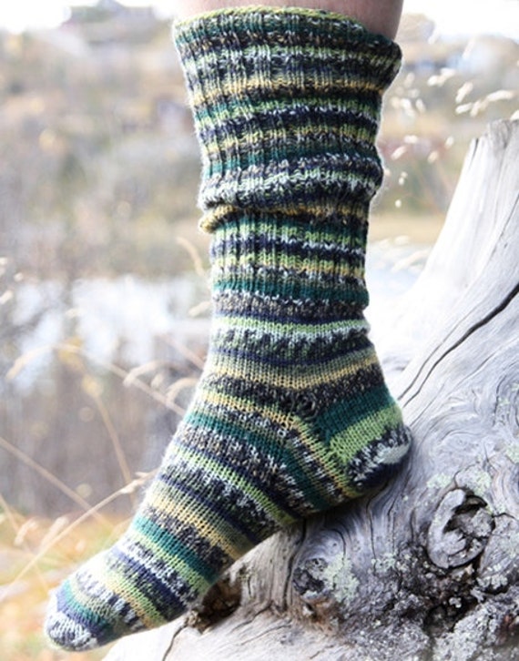 knit socks wool socks knitted socks Scandinavian pattern | Etsy