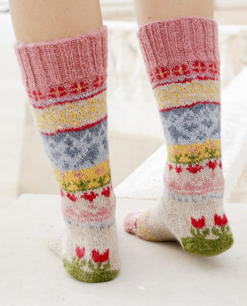 Knit warm socks Wool socks Christmas socks Christmas present | Etsy
