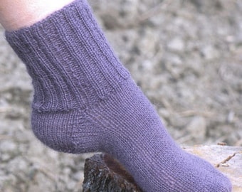 Knit alpaca socks, a gift to a man, a gift to a woman  100% Alpaca