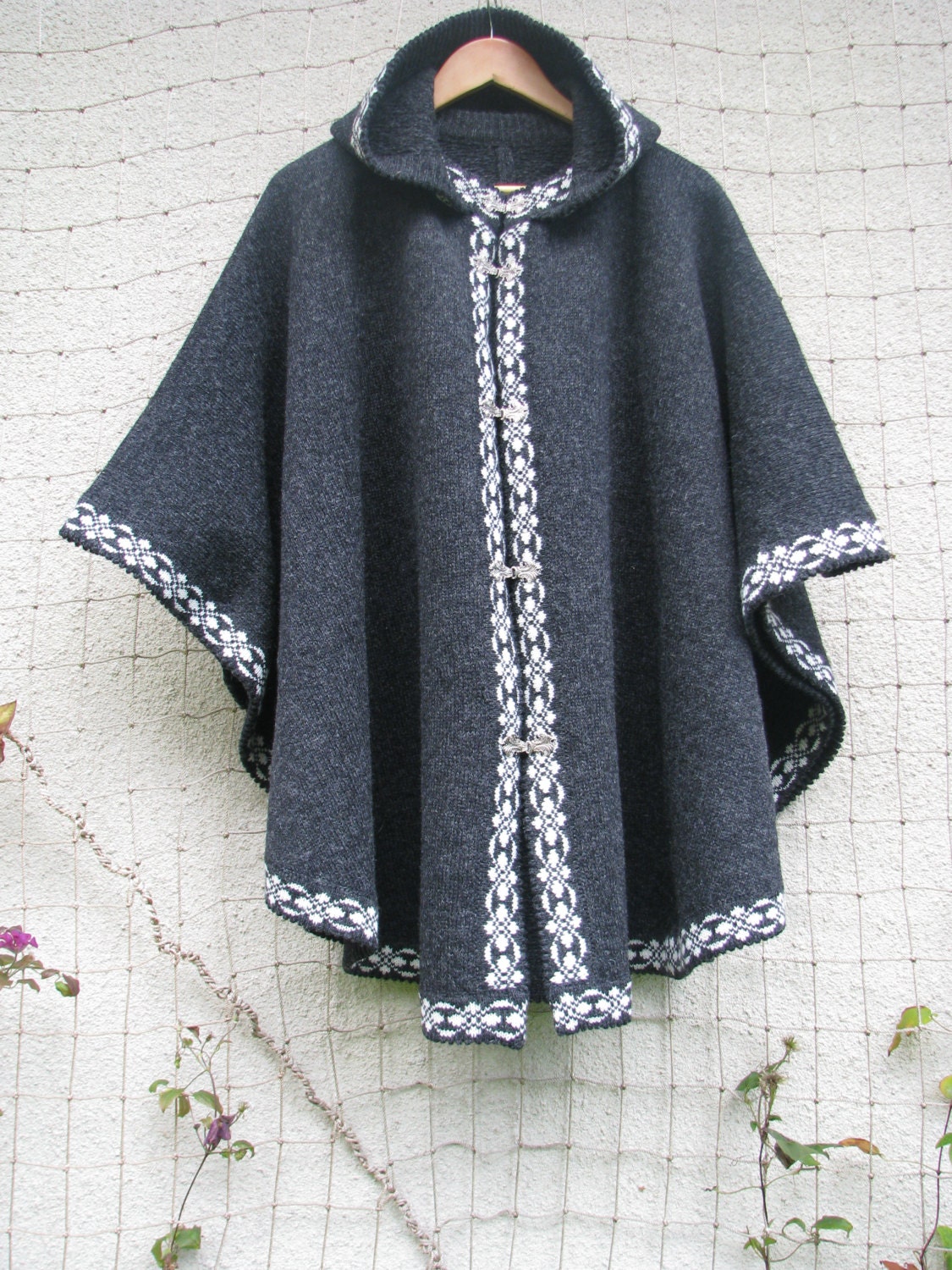 Ameri タグ付き　UNDRESSED HANDY OVER PONCHO Scandinavian Poncho Boho Wraps Shawls Woman Pod Poncho