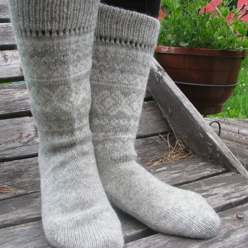 Chaussettes En Laine Lavande Femme - Tricot Fin, Chaudes, Anti-odeurs, Certifiées OEKO-TEX | Mixte Laine/acrylique