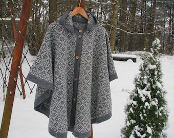 Scandinavian poncho boho wraps shawls woman pod poncho stylish knit coat knit cape,wool knit sweater