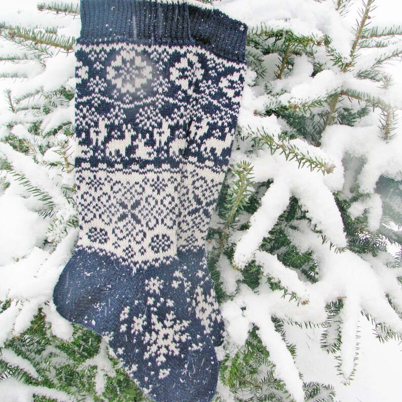 Christmas socks blue s knit sock wool socks knitted socks Scandinavian pattern Norwegian gift to man. gift to woman men socks Women socks image 5