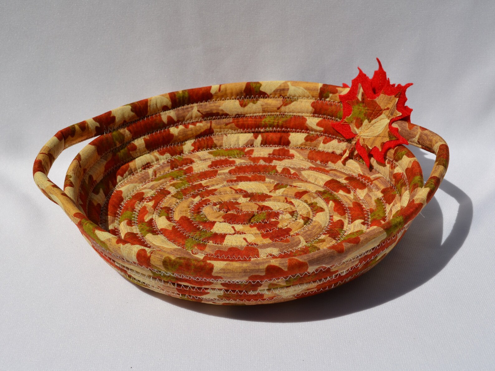 Maple Leaf Basket Etsy
