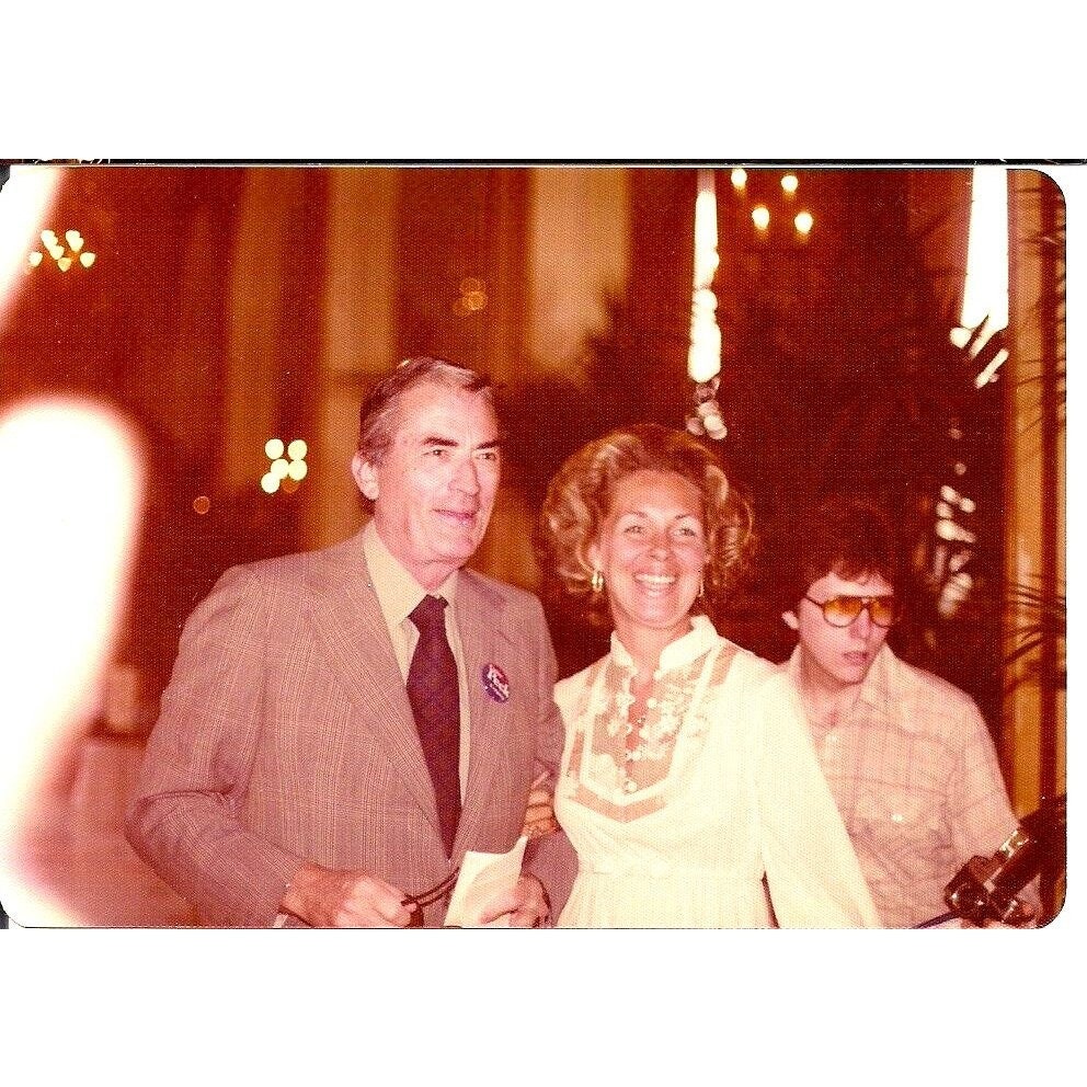 Photo Gregory Peck and Wife Veronique Passani 4 7/8 X 3 1/2 Color Etsy