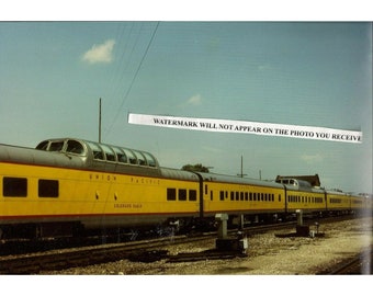 Photo Union Pacific Exhibition Train Clinton 95 Colorado Eagle Dome Car 12 x 8