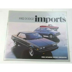 1982 Dodge Imports Sales Brochure Challenger Ram 50 Pickup Colt Original