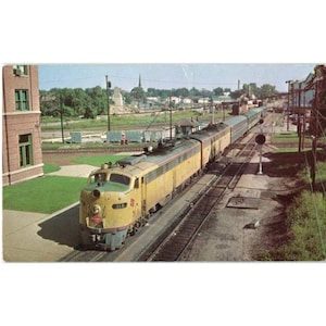 Milwaukee Road Railroad 31A The Prairie State Bloomington Illinois 1972 Cartolina