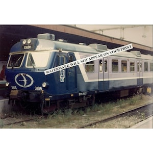 Swedish State Diesel Set Malmo Lund Eslov 1984 Color 12 x 8