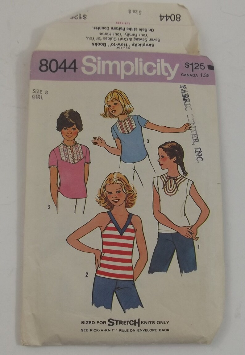 girls size 8 tops