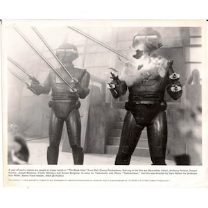 Press Photo Disney The Black Hole 1979 Anthony Perkins Maximilian Schell