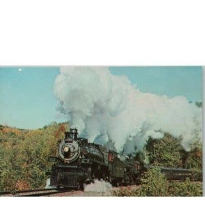 Canadier Pazifik 1286 und 972 Doublehead nahe Iron Springs Maryland Postkarte