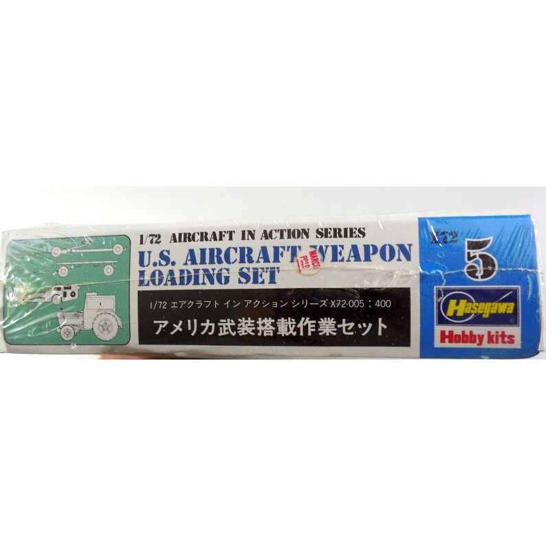 Hasegawa 1/72 – Équipement De Chargement D'Armes – Kit De Modélisme Avion – Peintures Et Colle Requises