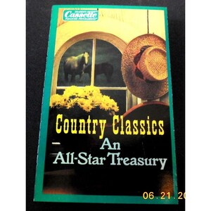 Country Classics An All Star Treasury Cassette Tape 1 Readers Digest 1986