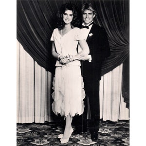 Brooke Shields Ted McGinley Publicity Photo 8 x 10 Black And White Glossy