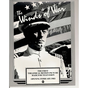 Press Photo Actor Robert Mitchum In Winds Of War ABC February 1983