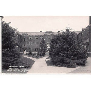 Postcard Dakota Hall University Of South Dakota RPPC Unposted