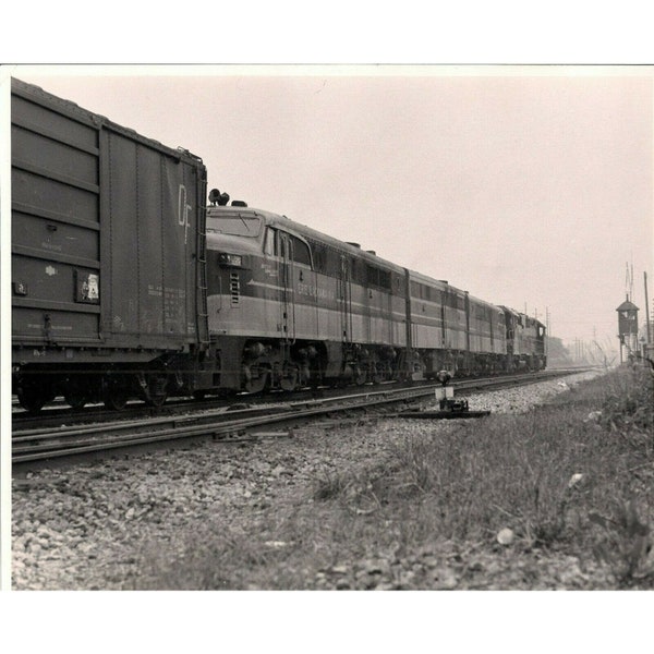 Erie Lackawanna Railroad Engine 862 Black And White 8 x 10 Photograph