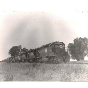 Norfolk And Western Railroad Locomotive 6127 Dawson Illinois 11 August 1975