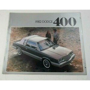 1982 Dodge 400 Color Sales Brochure Literature