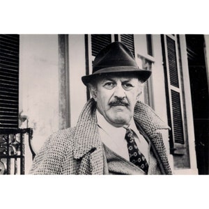 Lee J Cobb Black And White Press Photo 1974 Glossy 8 x 10