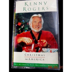 Christmas in America By Kenny Rogers Cassette Aug 1989 Reprise