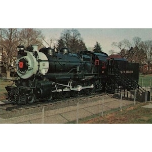 Carte postale Long Island Railroad Locomotive 35 East Meadow New York 1er décembre 1970