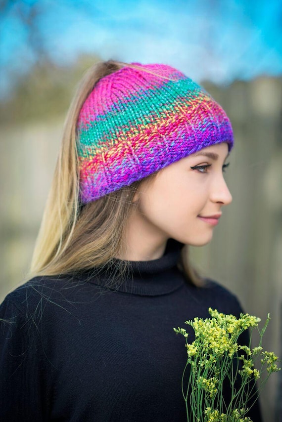 Mess Bun Hat Pattern