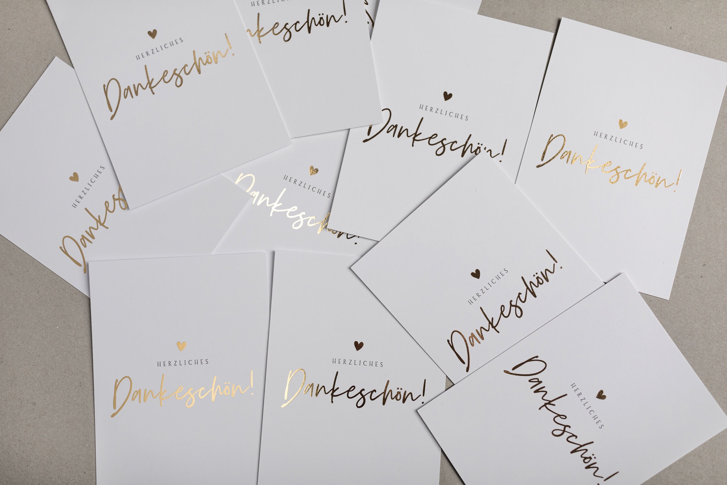 Dankeskarte Mit Goldfolie & Blumen-Design – Elegante Blanko-Karte Für Ärzte, Lehrer, Hochzeit | Inkl. Umschlag