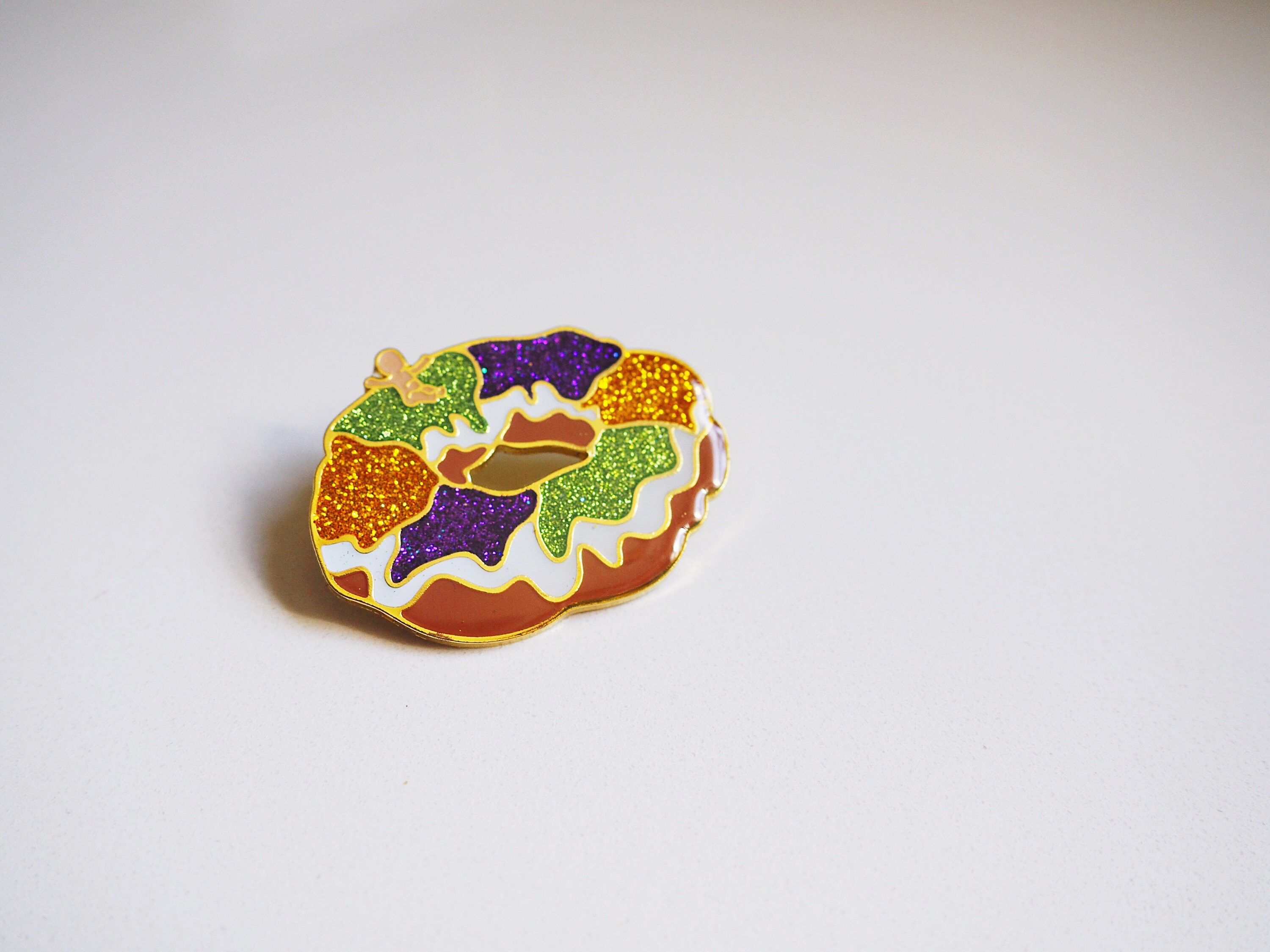 King Cake Baby Pin