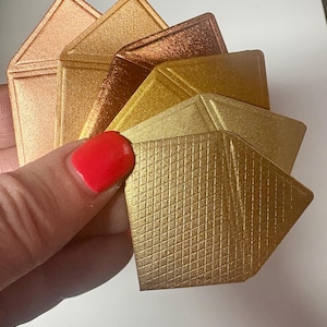 Enveloppes miniatures, Papier couleur cuivre et or, Petites enveloppes minuscules, Mini enveloppes, petites enveloppes