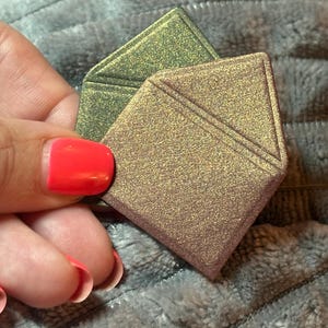 Enveloppes miniatures, papier brun chatoyant et vert chatoyant, petites enveloppes pour ados, mini enveloppes, petites enveloppes